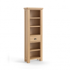 Nanterre Slim Bookcase with Drawer