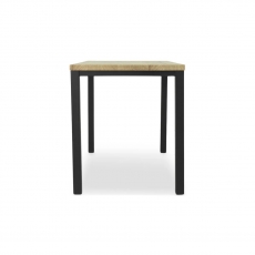 Deno Large Fixed Top Bar Table - Black Base - Finish 2