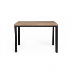 Deno Small Fixed Top Bar Table - Black Base - Finish 3