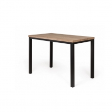 Deno Small Fixed Top Bar Table - Black Base - Finish 3
