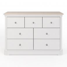 Crantock 4 + 3 Drawer Chest - Oak Top