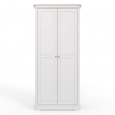 Crantock 2 Door Robe - All Hanging - Oak Top