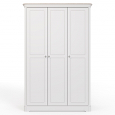 Crantock 3 Door Robe - All Hanging - Oak Top