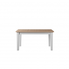 Newhaven Medium Fixed Top Dining Table - Tapered Legs - Oak Top