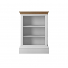 Newhaven Compact Narrow Open Bookcase - Oak Top