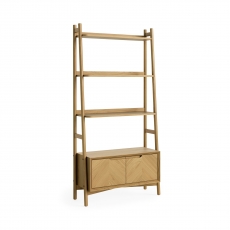 Ventnor Dining Open Storage Bookcase - 2 Doors