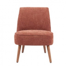 Raven Bedroom Chair - Fabric - Wooden Legs