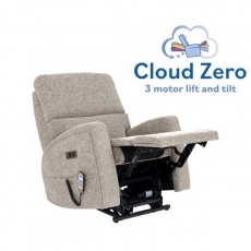 Southwell Petite Cloud Zero Riser Recliner Power Chair with Powered Headrest & Lumbar