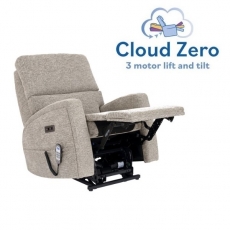 Southwell Standard Cloud Zero Riser Recliner Power Chair with Powered Headrest