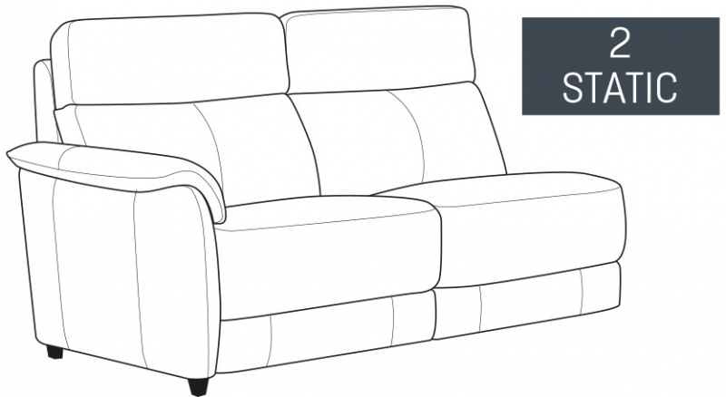 Fairway Furniture Burlington 2 Seater Static Section