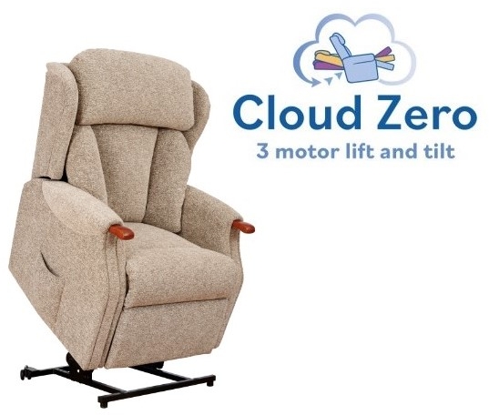 Celebrity Canterbury Grande Cloud Zero Riser Recliner Power Chair with Powered Headrest & Lumbar