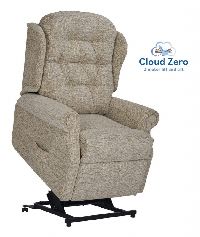 Celebrity Woburn Standard Cloud Zero Riser Recliner Power Chair with Powered Headrest & Lumbar