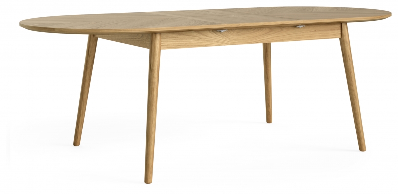 Fairway Furniture Ventnor Dining Oval 1.8M Extending Dining Table -Extends from 180-230cm (1 x Leaf)