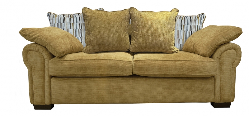 Astrid 3 Seater Sofa-Pillow Back