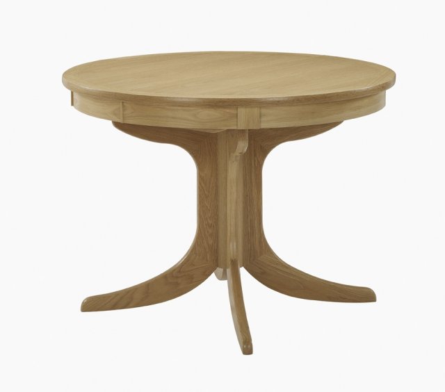 Shades Oak 2125 Circular Dining Table on Pedestal
