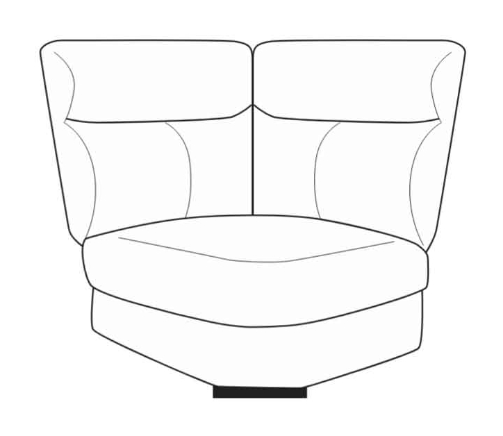 HTL  Dawson Curved Corner Section