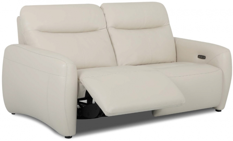 HTL Dawson Small 2.5 Seater Double Power Recliner Sofa with USB -Battery Pack