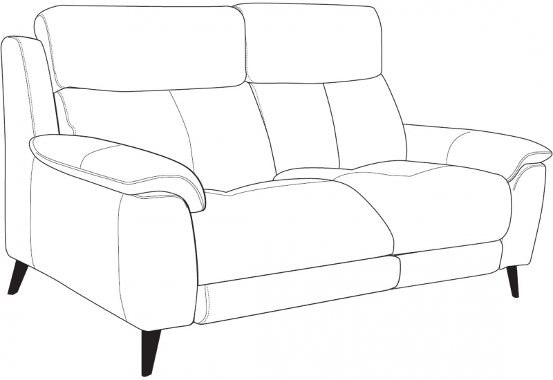 HTL  Hamilton 2.5 Seater Static Sofa (2 Cushion)