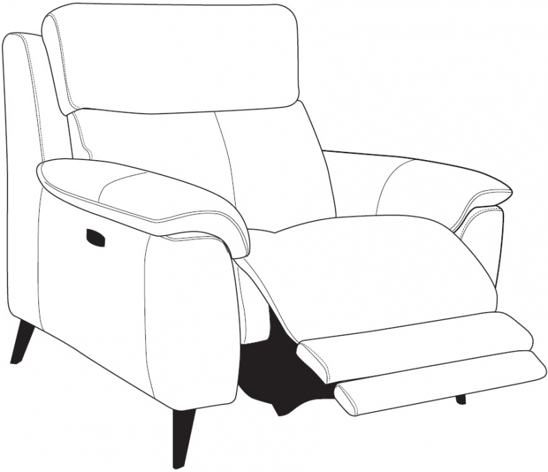 HTL Hamilton Power Recliner Chair with USB