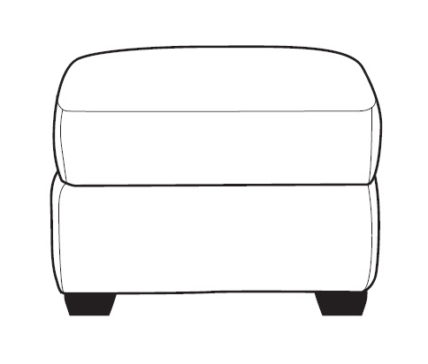 HTL Hamilton Storage Footstool