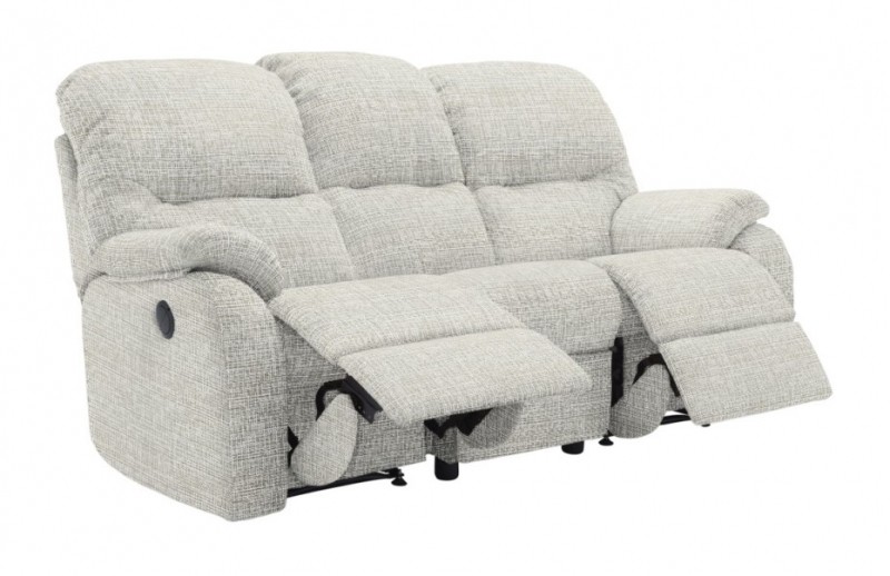 G Plan  Mistral 3 Seater Small (3 Cushion) Sofa with Double Power Recliner Actions