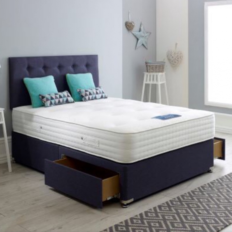 Durabeds True Seasons Bamboo 1500 3'0 Platform Top Divan Set