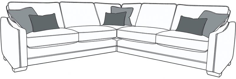 Buoyant Upholstery Ltd Evelyn Extra Large 3 Piece Corner Group