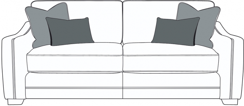 Buoyant Upholstery Ltd Evelyn 4 Seater Sofa