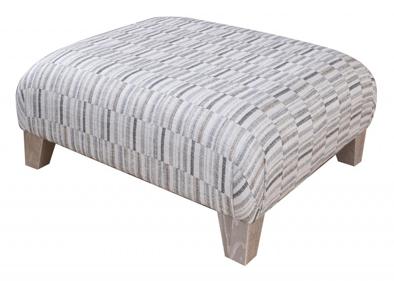 Alstons Ltd (Upholstery) Roxie Square Stool with Legs