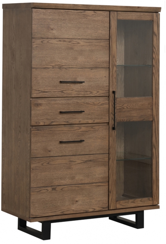 Fairway Furniture Falco High Board Glazed Display Cabinet