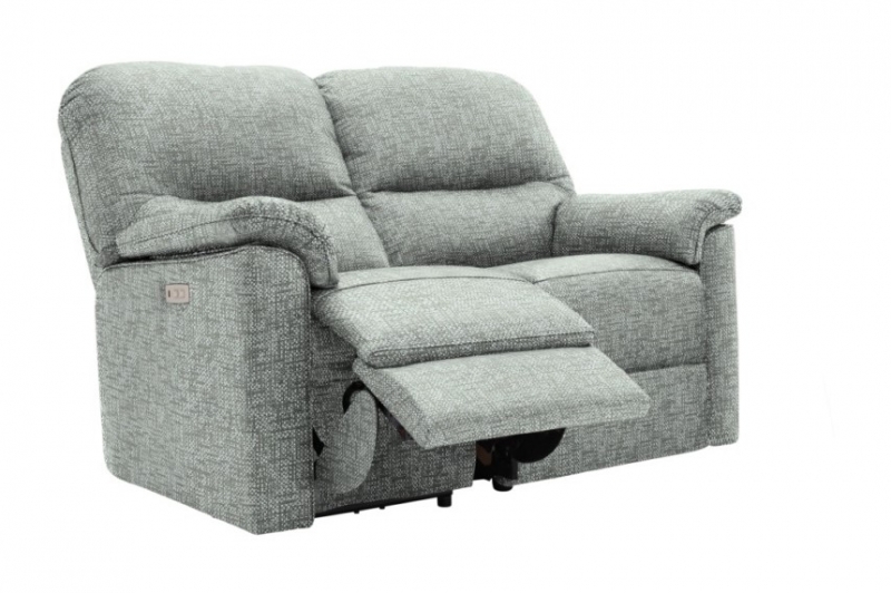 G-Plan Chadwick 2 Seater Sofa with Single Power Recliner Action - Touch Button with USB