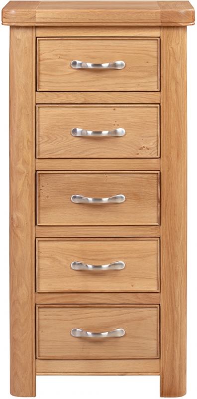 Fairway Furniture Cannock Bedroom 5 Drawer Tall Chest
