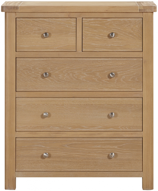 Fairway Furniture Fairford Oak Bedroom 2 + 3 Drawer Chest