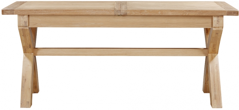 Fairway Furniture Fairford Oak Dining Cross Leg Extending Dining Table