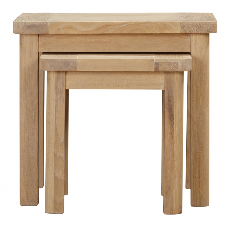 Fairway Furniture Fairford Oak Dining Nest of 2 Tables