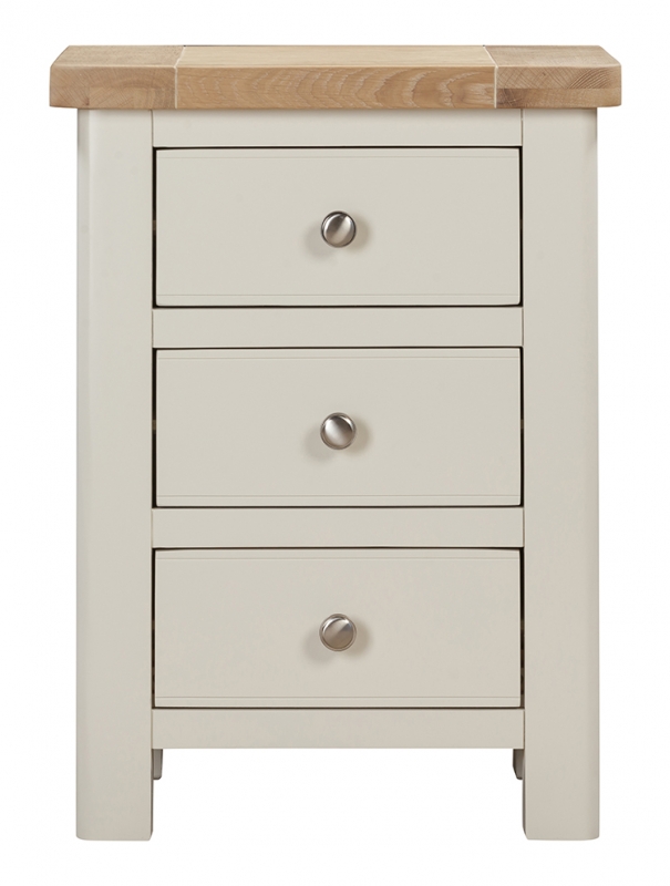 Fairway Furniture Fairford Painted Bedroom 3 Drawer Bedside Chest