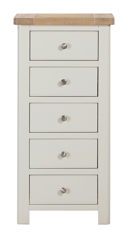 Fairway Furniture Fairford Painted Bedroom 5 Drawer Tall Chest