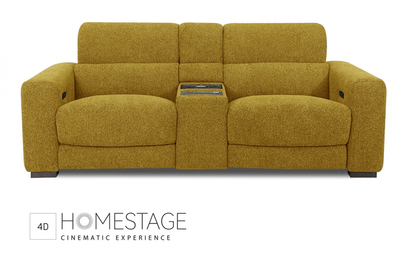 HTL Brook Homestage Power Recliner Sofa with Lux Media