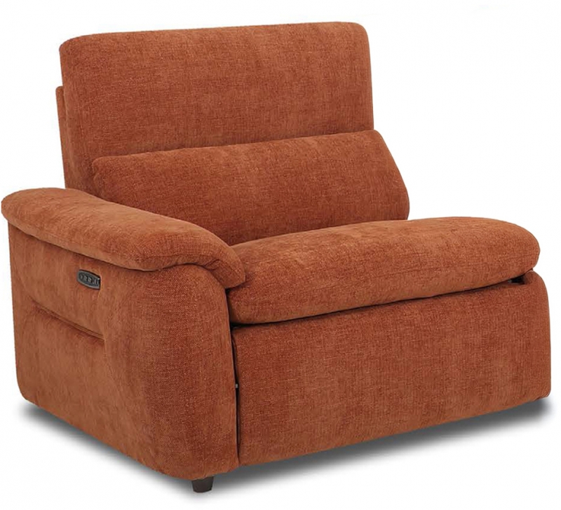 HTL  Jasper 1.5 Seater Power Recliner Section with Power Ratchet Headrest & USB