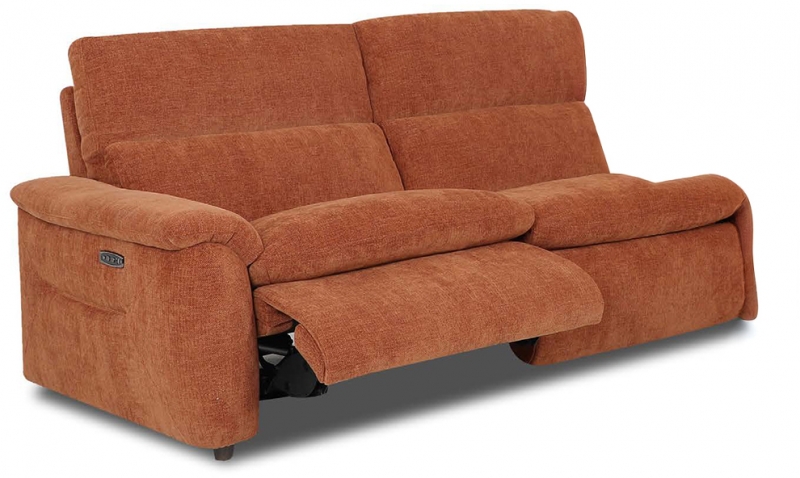 HTL  Jasper 2.5 Seater Power Recliner Section with Power Ratchet Headrest & USB