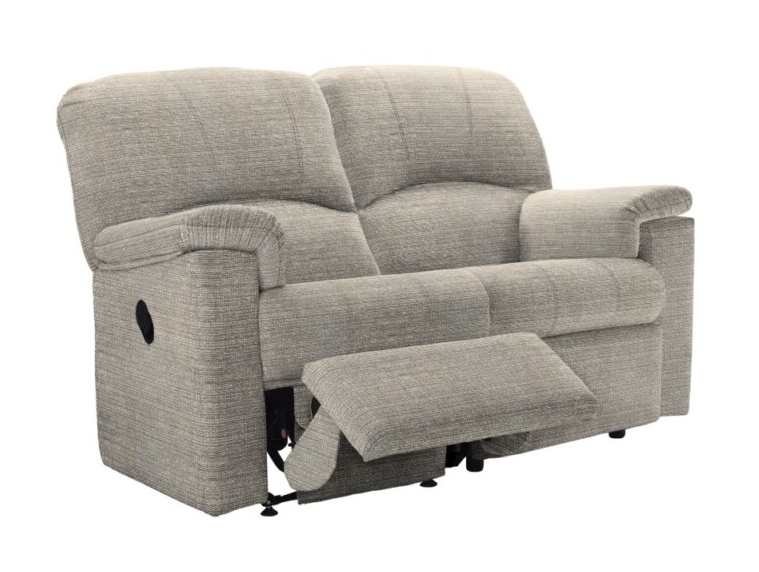 G Plan  Chloe 2 Seater Sofa with Single Manual Recliner Action