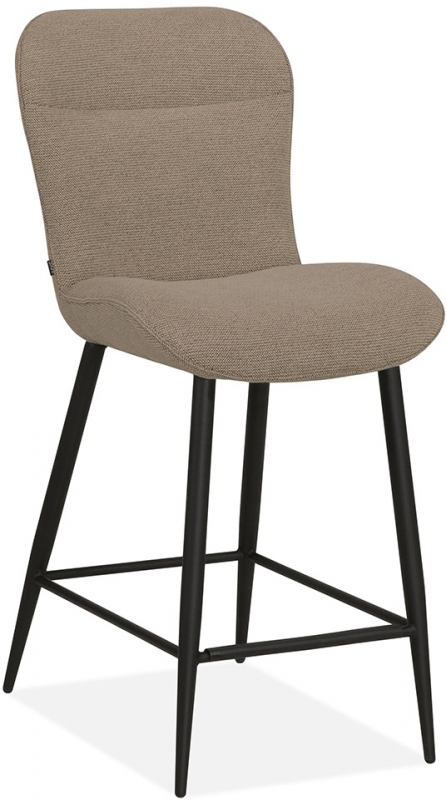 Maxfurn Aldo Pair of Fabric Bar Stools
