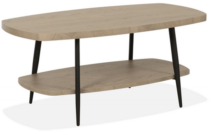 Fairway Furniture Choice Danish Oval Coffee Table With Shelf