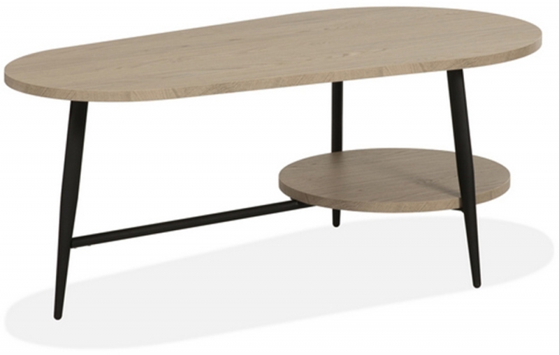 Fairway Furniture Choice Organic Coffee Table - Round Bottom Shelf