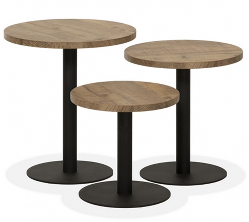 Fairway Furniture Choice Round Coffee Tables - Set of 3