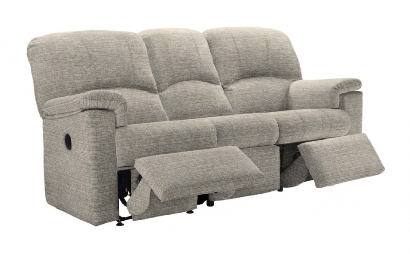 G Plan  Chloe 3 Seater Sofa with Double Power Recliner Actions