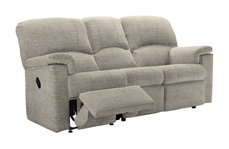 G-Plan Chloe 3 Seater Sofa with Single Manual Recliner Action