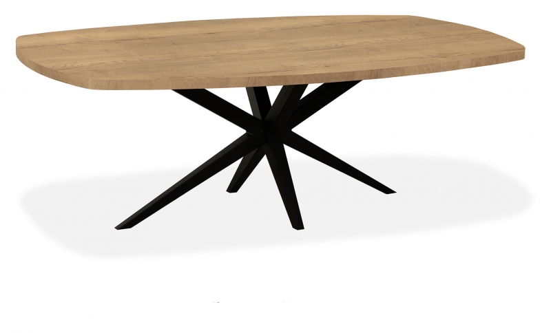 Maxfurn Montello Danish Oval 160cm Fixed Top Dining Table