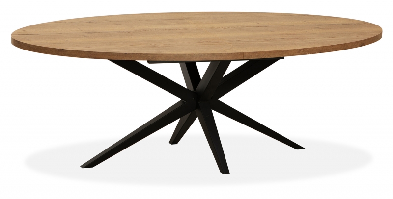 Maxfurn Montello Oval 180cm Extending Dining Table (Width 102cm)