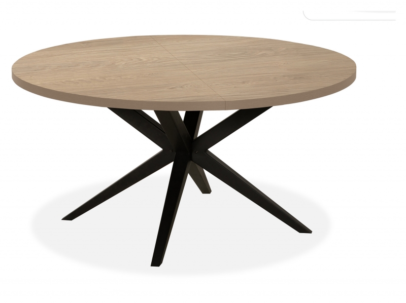 Maxfurn Montello Round 130cm Extending Dining Table